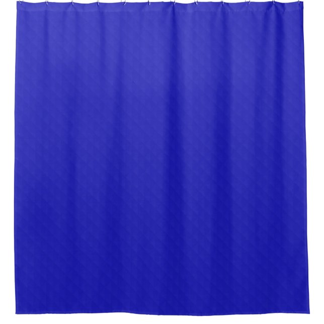 Bright Solid neon blue textured.  Shower Curtain (Front)