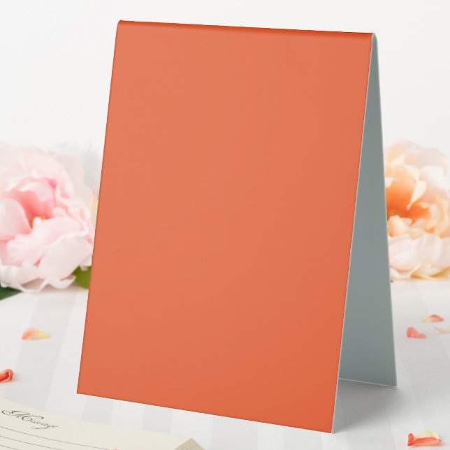 Bright Solid Orange Background  (In SItu (Wedding))