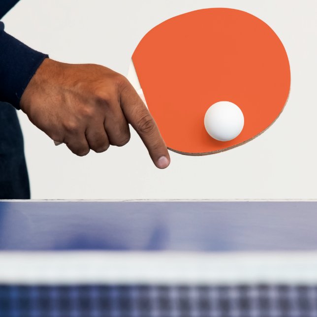 Bright Solid Orange Background  Ping Pong Paddle (Insitu)