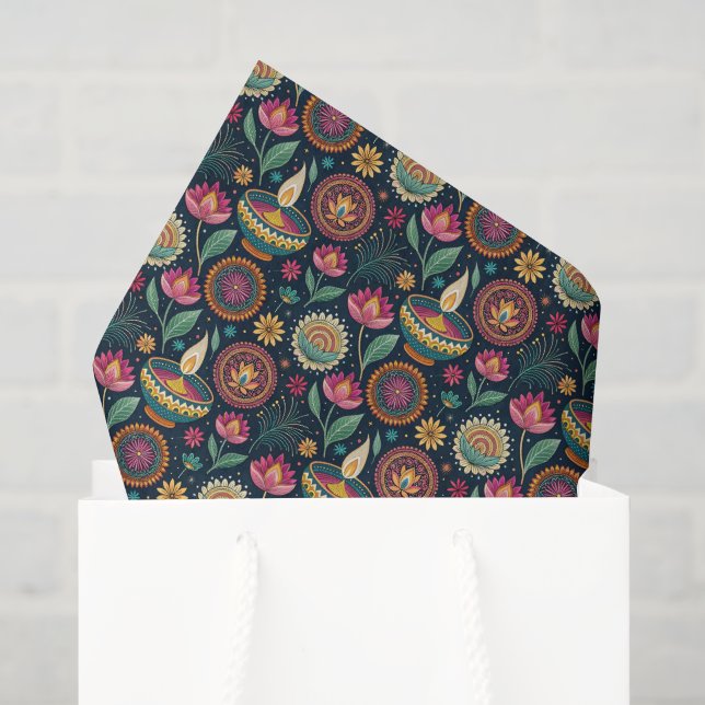 Bright South Asian Tissue Paper (Gift Bag)