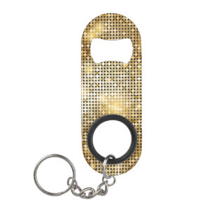 Bright sparkling golden sequin glitters disco ball