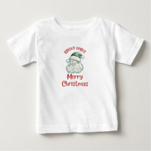 Bright Spirit Merry Christmas Kids T-Shirt