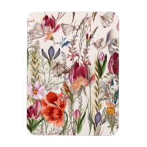 Bright spring field. Romantic pattern