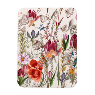 Bright spring field. Romantic pattern Magnet
