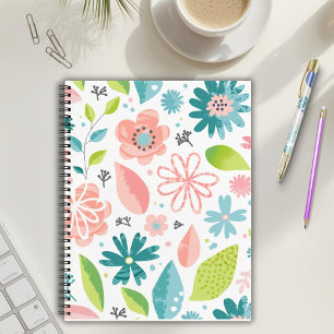 Bright Spring Floral Notebook