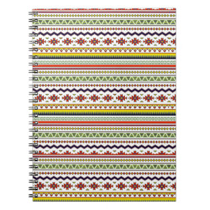 Bright spring tribal notebook