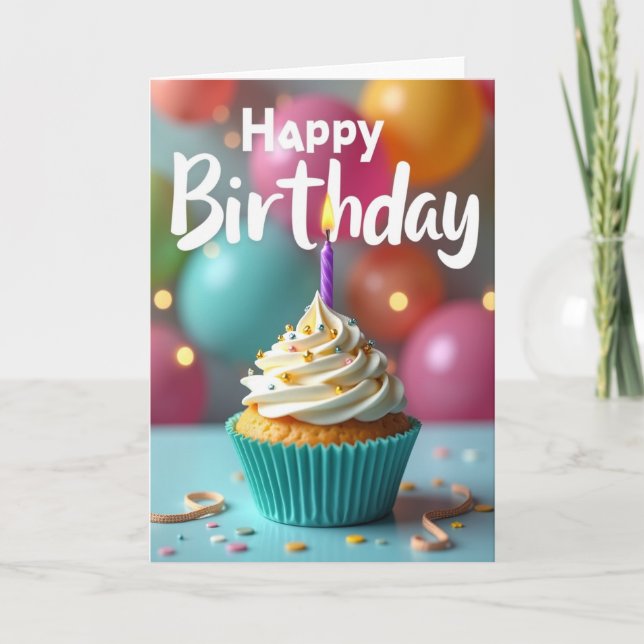 Bright Star Birthday Card (Front)
