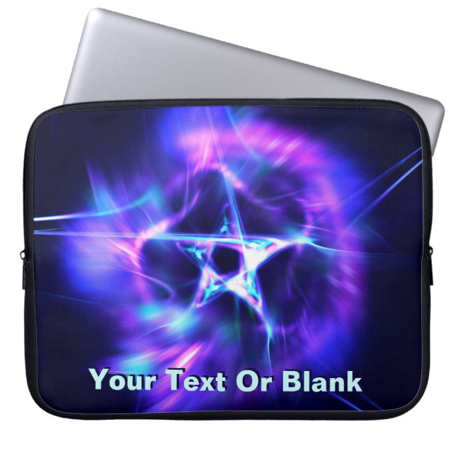 Bright Star Fractal Laptop Sleeve (Front)