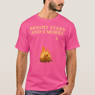 Bright Stars And S'Mores Camping Friends Camper Bu T-Shirt