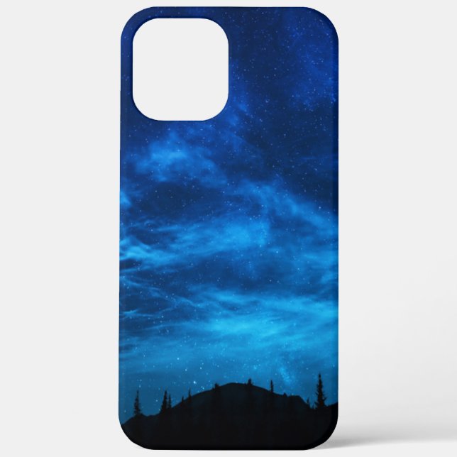 BRIGHT STARS IN A DARK AND BLUE SKY Case-Mate iPhone CASE (Back)