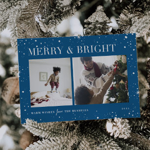 Bright Stars Merry & Bright Photo Holiday Card