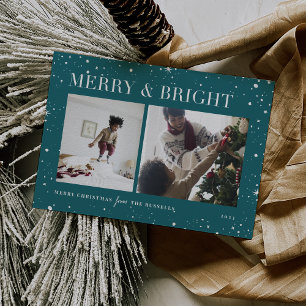 Bright Stars Merry & Bright Photo Holiday Card