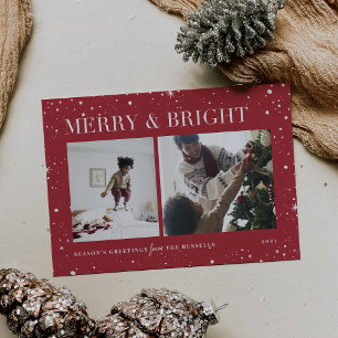 Bright Stars Merry & Bright Photo Holiday Card
