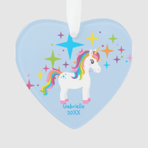Bright Stars With Unicorn Ornament