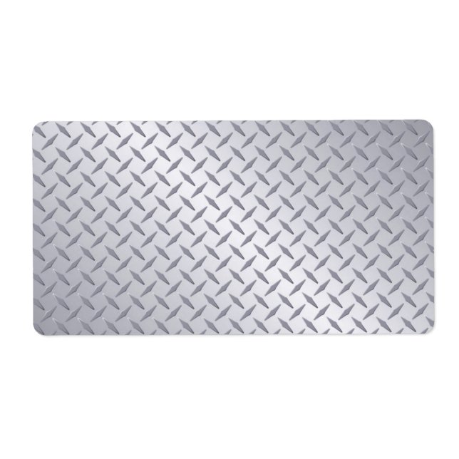 Bright Steel Diamond Plate Background (Front)