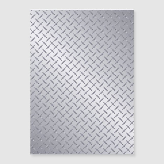 Bright Steel Diamond Plate Look (Front)