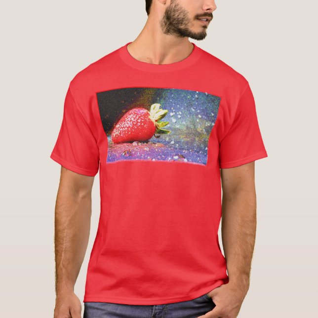 "Bright Strawberry" Cute Photo. Buy Now T-Shirt (Front)