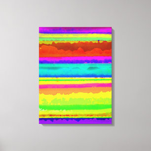 Bright Stripe Canvas Print