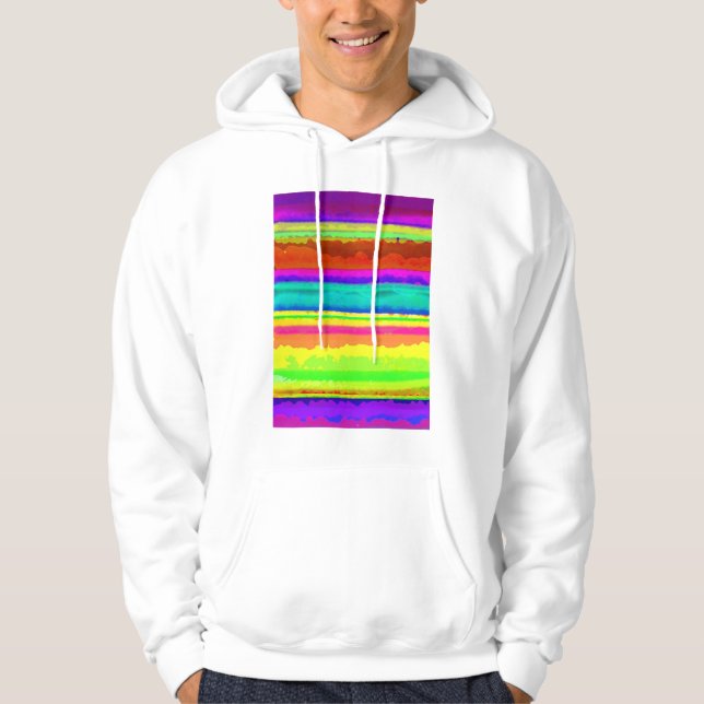 Bright Stripe Hoodie (Front)
