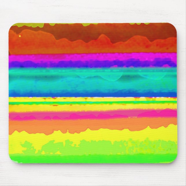 Bright Stripe Mouse Mat (Front)