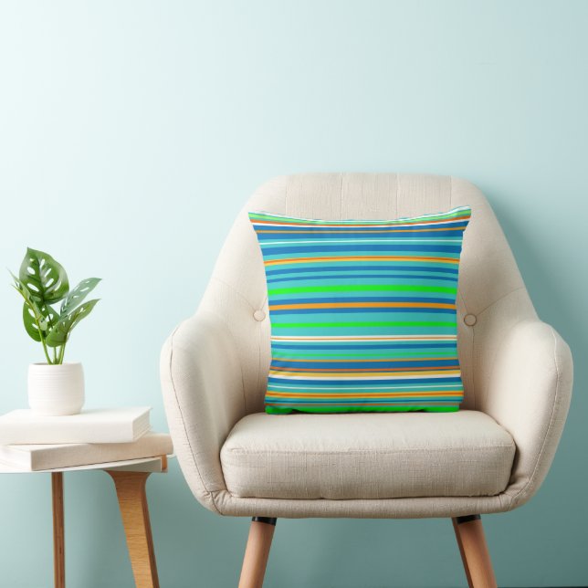Bright Stripes Cushion (Chair)