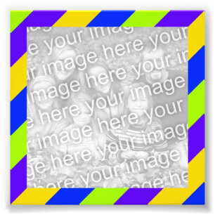 Bright Stripes Frame Photo
