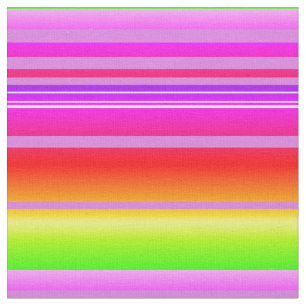 Bright stripes purple green red fabric