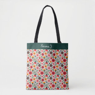 Bright Summer Flowers Tote Bag