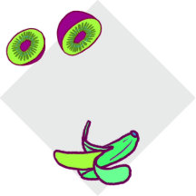 Bright Summer Fruit Paper Greeting Card
