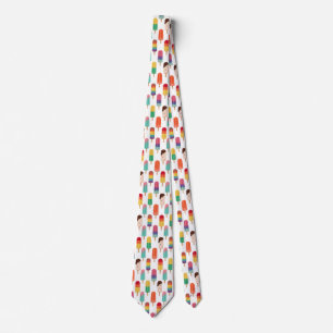 Bright Summer Popsicle Pattern Tie