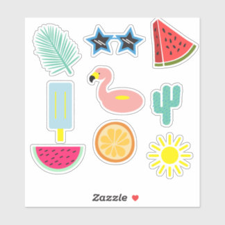 Bright Summer Stickers