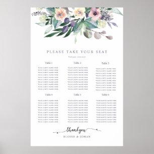 Bright summer watercolour design poster