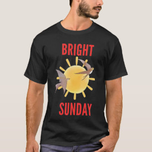 Bright Sunday Sun and Birds T-Shirt