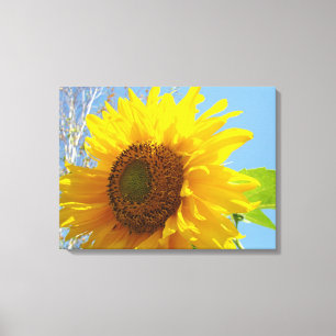 Bright Sunflower Canvas art prints Floral Love You