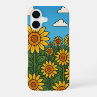 Bright Sunflower Field iPhone / iPad case