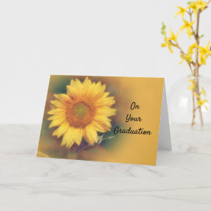Bright Sunflower Graduation For Anyone Card
