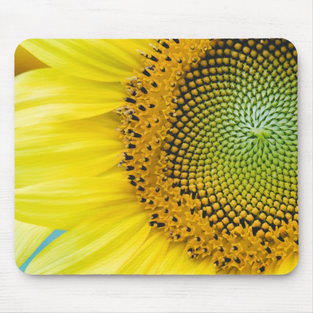 Bright Sunflower Mouse Mat (Front)