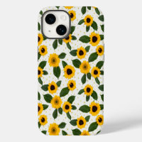 Bright sunflower pattern