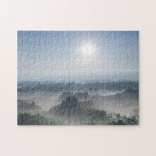 Bright Sunlight in the Bamboo Trees Taiwan Jigsaw Puzzle