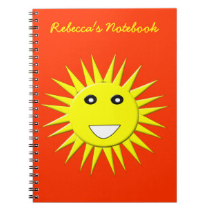 Bright Sunshine Customisable Notebook