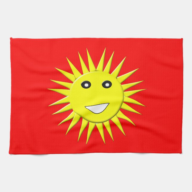 Bright Sunshine Kitchen Towel (Horizontal)