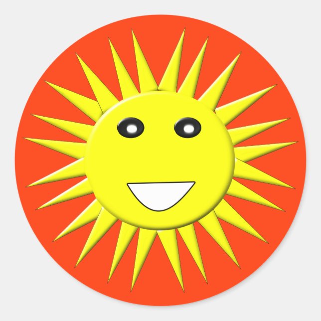 Bright Sunshine Sticker (Front)