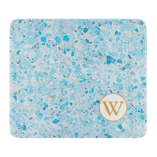 Bright Terrazzo Stone Cutting Board