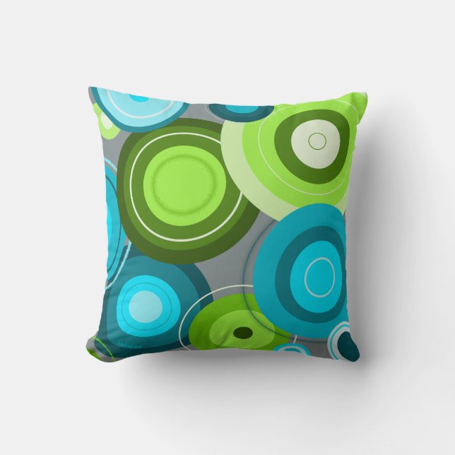 Bright throw pillow (Front)
