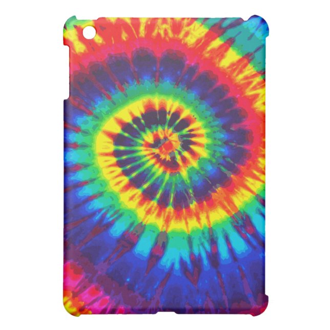 Bright Tie-Dye iPad iPad Mini Case (Back)