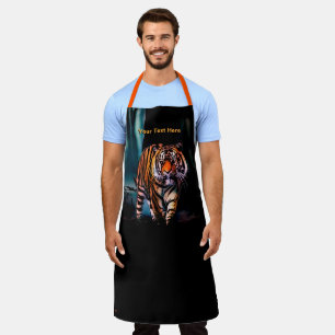 Bright Tiger Dark Forest Apron