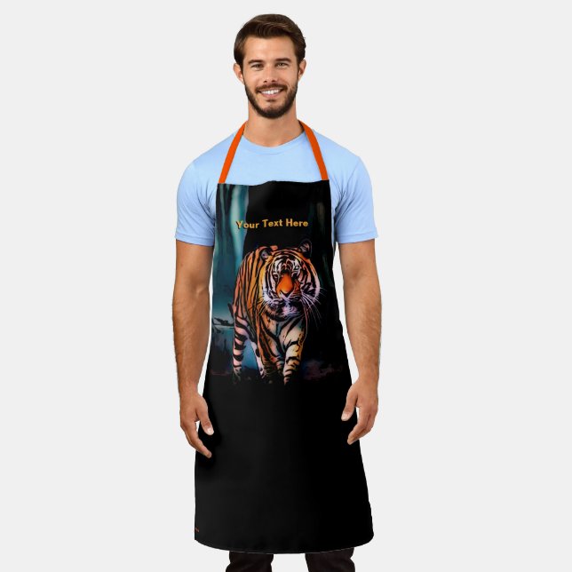 Bright Tiger Dark Forest Apron (Worn)