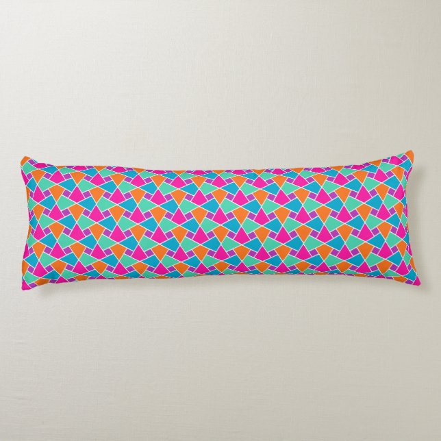 Bright Traditional Islamic Pattern Body Pillow (Back)