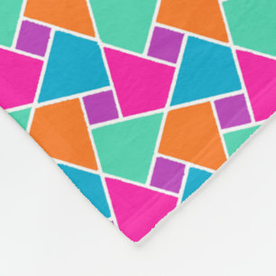 Bright Traditional Islamic Pattern Fleece Blanket
