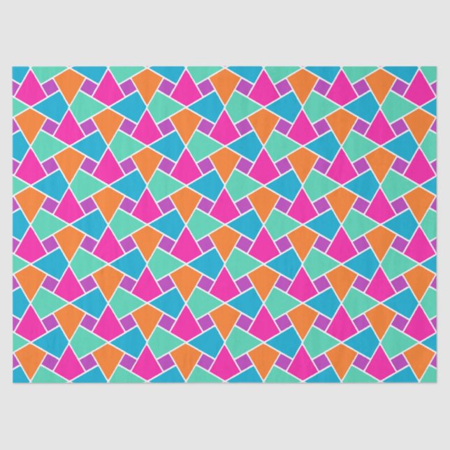 Bright Traditional Islamic Pattern Tissue Paper (Front)
